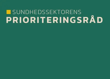 Sundhedssektorens Prioriteringsråd - Logo