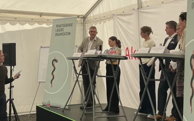 PLO's formand Jørgen Skadborg i debat på Folkemødet 2024