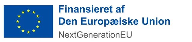 EU-logo med teksten: "Finansieret af den Europæiske Union. NextGenerationEU"