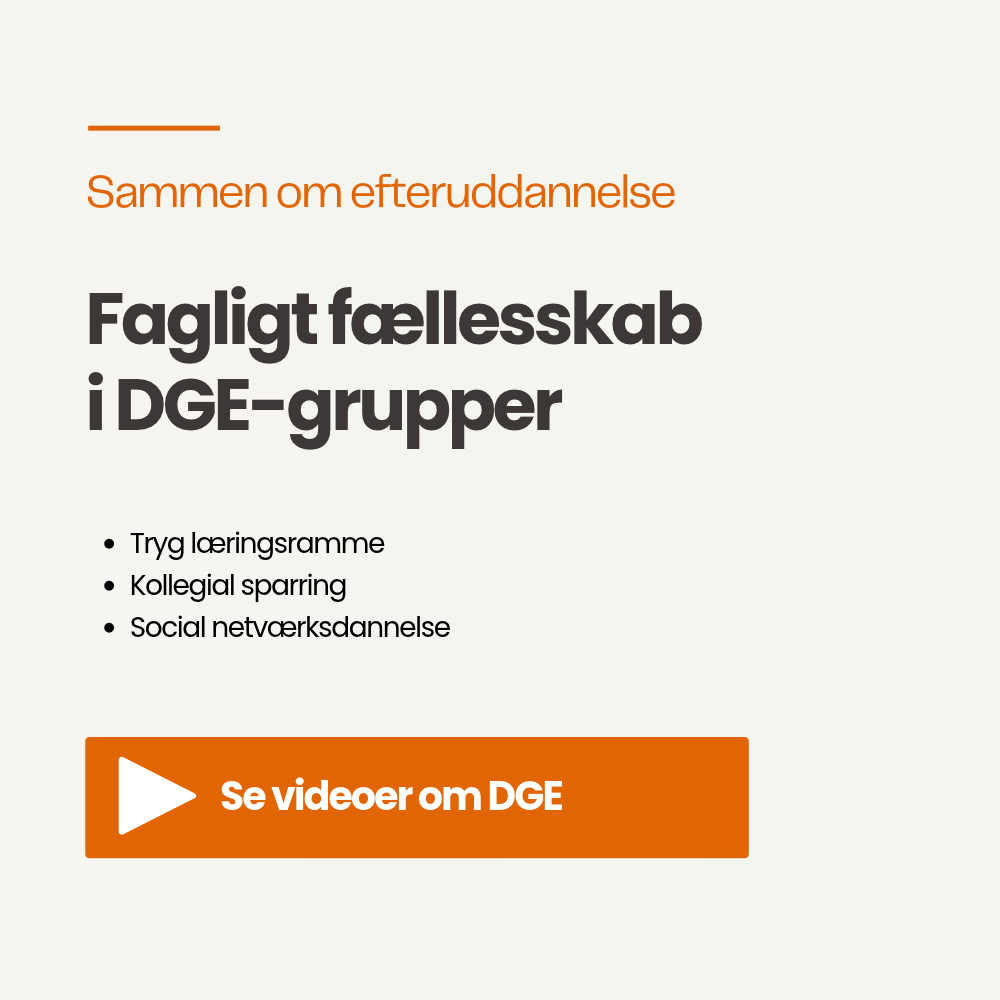 Videoer om DGE-grupper